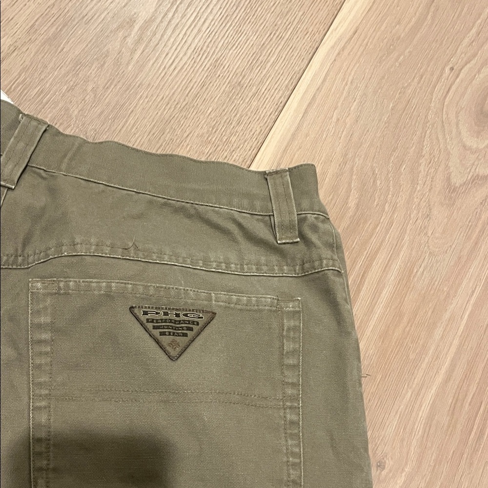 Columbia Men's PHG Work Pant - Olive and Tan size 34 x 32 - Picture 3 of 5